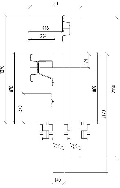 svodidlo JSNH4/H3